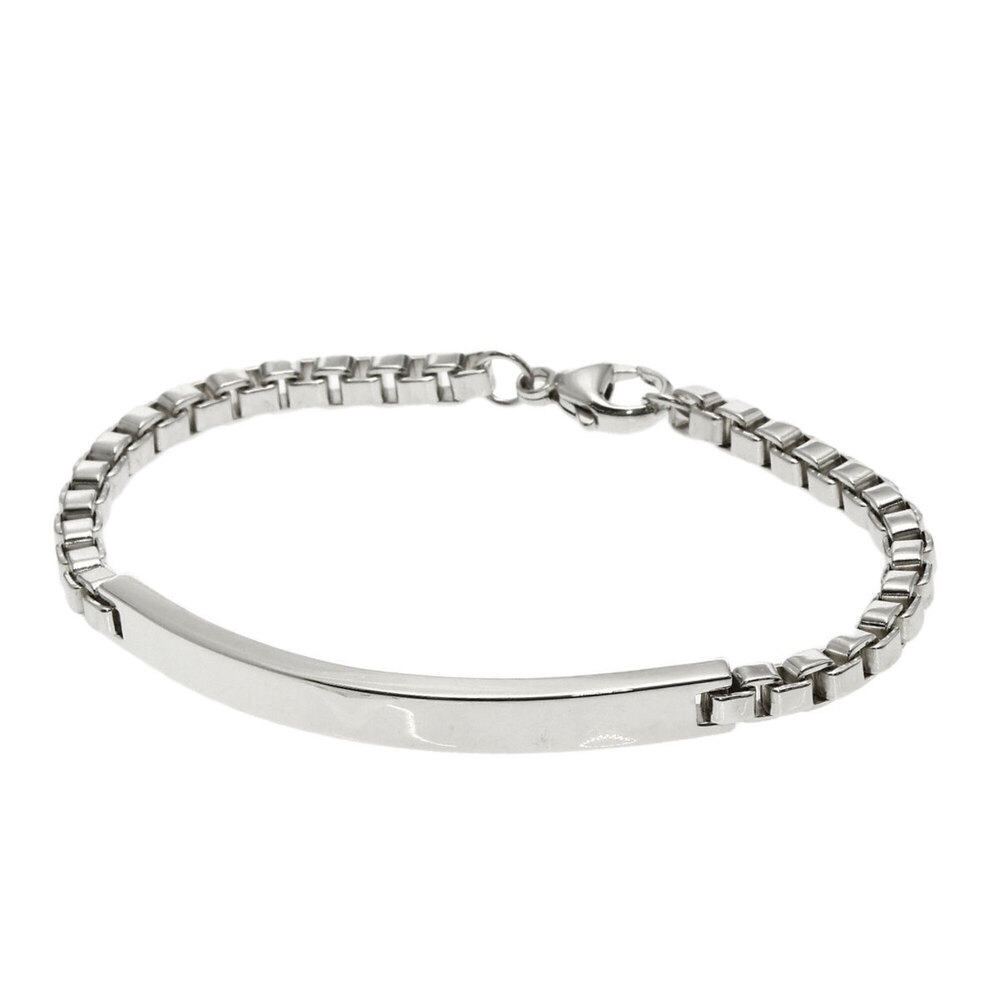 Tiffany & Co. Venetian Link ID Bracelet, Silver, Women's.